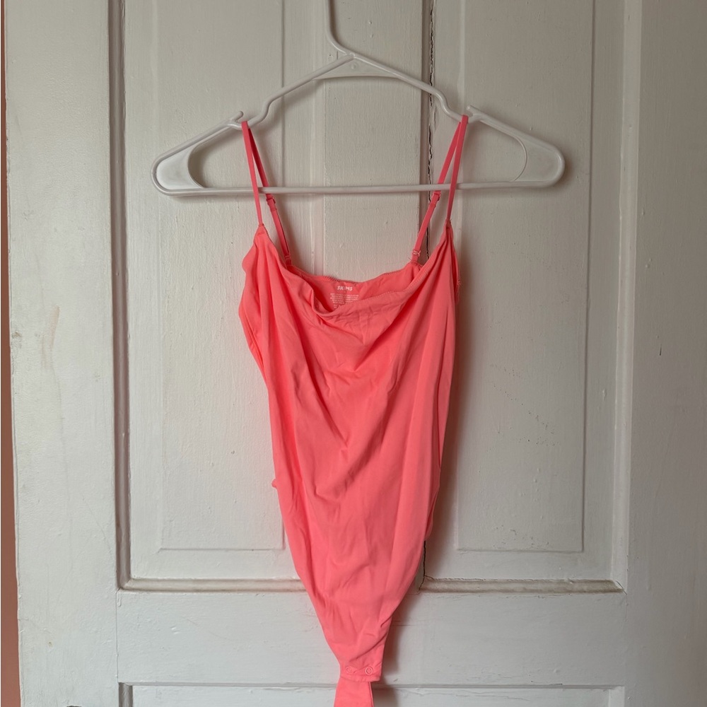 Skims pink bodysuit
